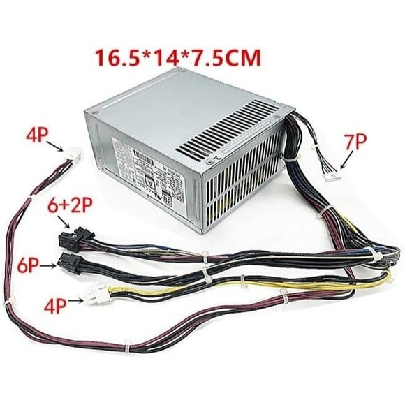 Original New PSU for H P 500W Power Supply DPS-500AB-32 A DPS-500AB-32A 901759-0 - Picture 3 of 12